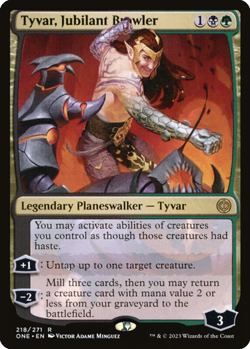 Tyvar, Jubliant Brawler - Our Planeswalker Commander