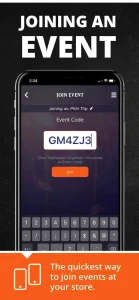 Wizards Companion app event code